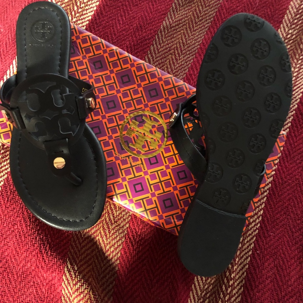 Tory Burch New In Box Sandals Black